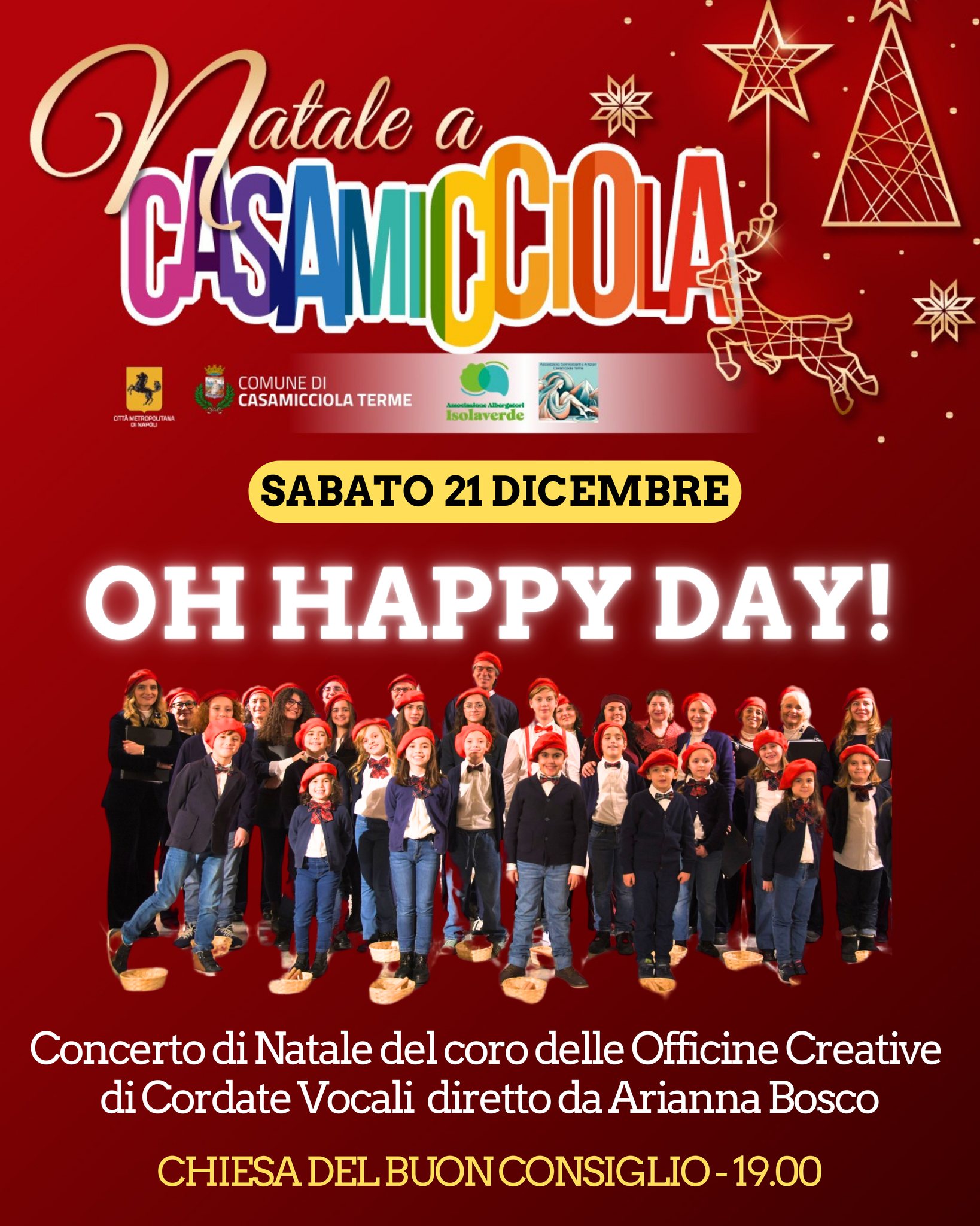 Natale a Casamicciola: "OH HAPPY DAY!"