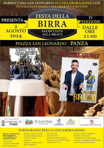 Festa della birra: salsicciata alla brace