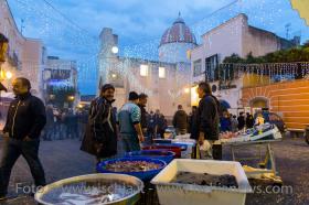 Vigilia di Natale e mercato del pesce a Forio isola d'Ischia