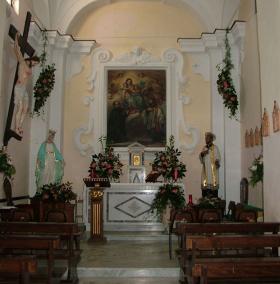 Interno Chiesa di S.Francesco Saverio Loc. Cuotto Ischia