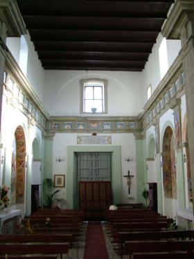 Interno chiesa San Carlo Madonna della Libera Forio